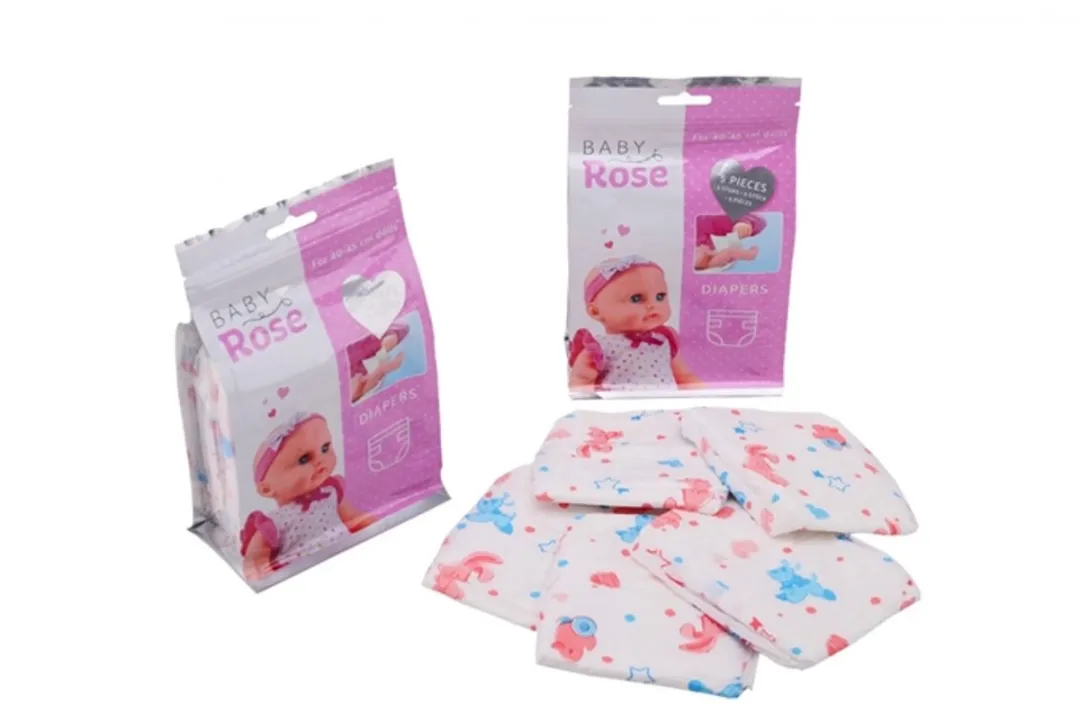 Johntoy Baby Rose Luiers 27659 - 5 Stuks - Roze