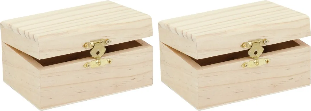 Glorex Hobby Klein Houten Kistje 11.5x8x6cm