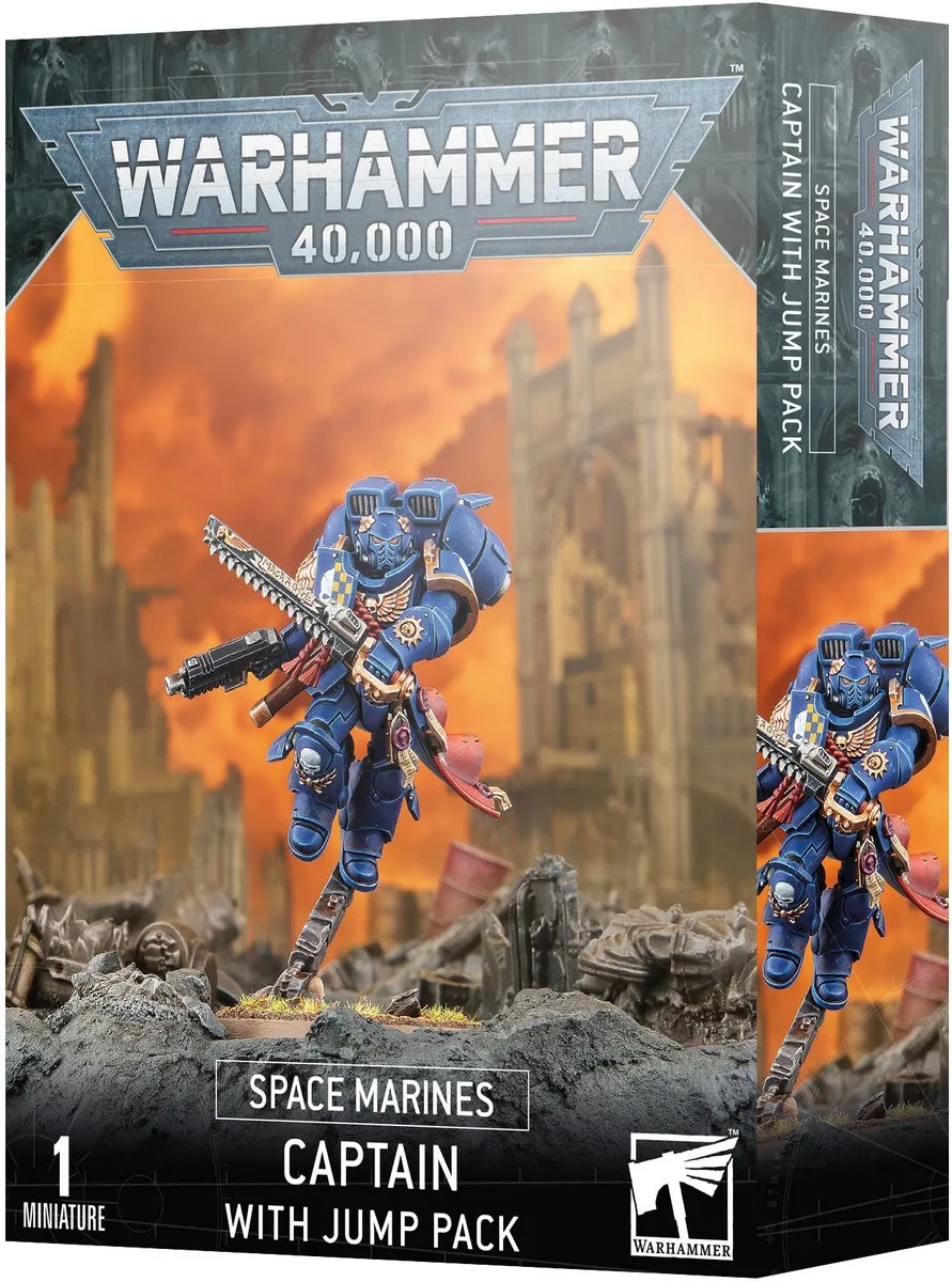 Games Workshop Warhammer Space Marines Captain met Jump Pack 48-17
