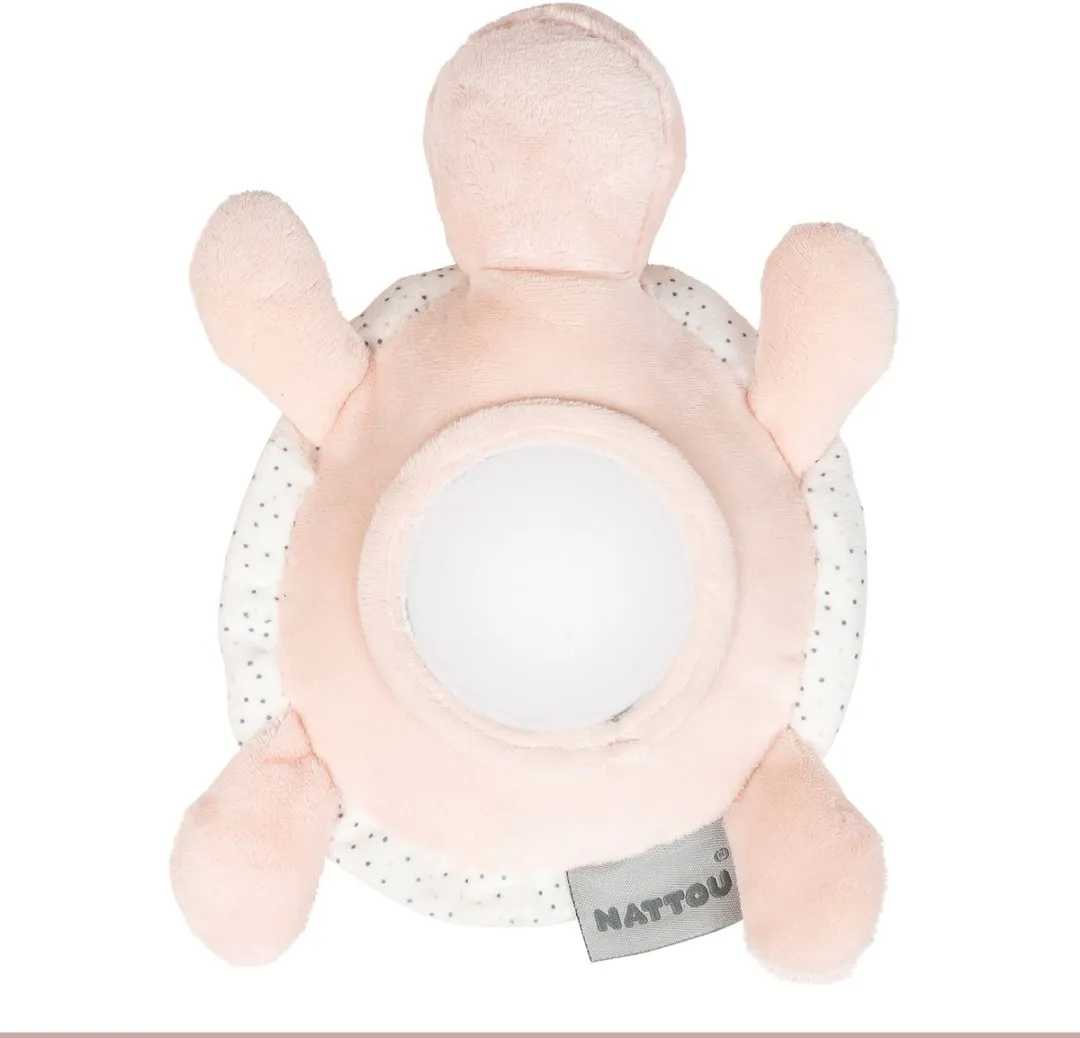 Nattou Activiteitenknuffel Schildpad Lapidou - 19cm - Groen - afbeelding 3 van 6