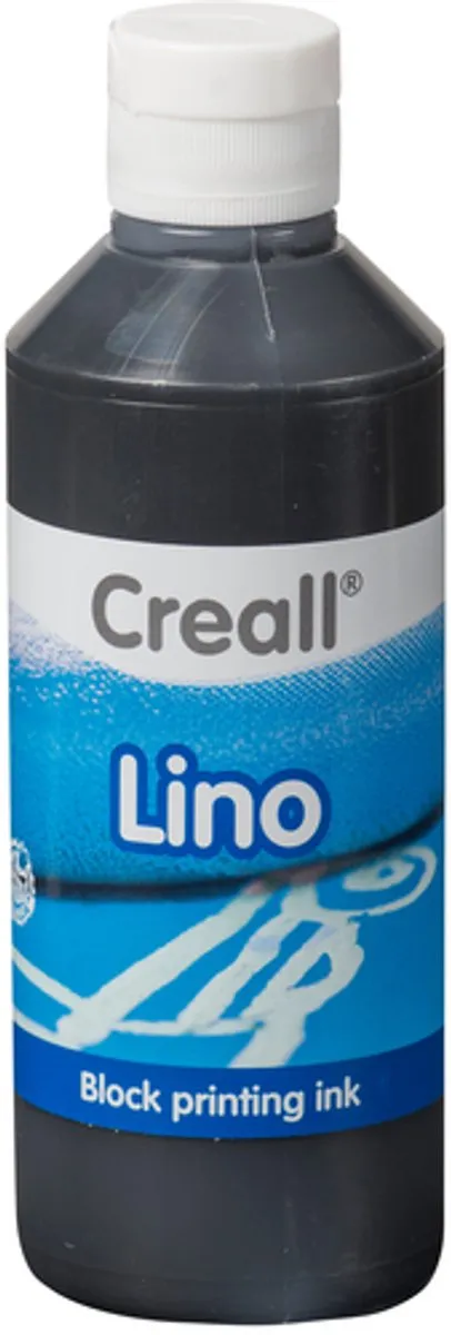 Creall Linoleumverf Zwart 250ml
