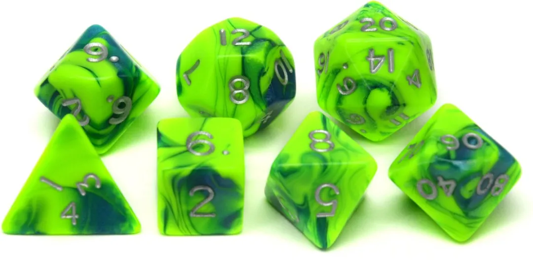 HOT Games Dobbelstenen Set 7 Stuks
