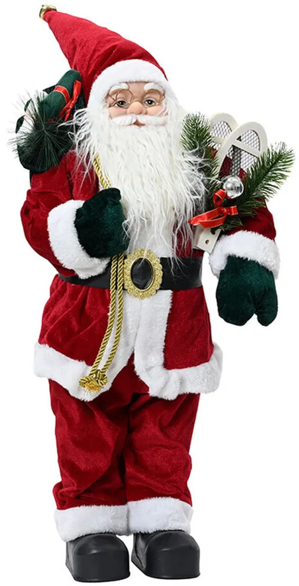 Decoris Kerstman met Sneeuwraketten