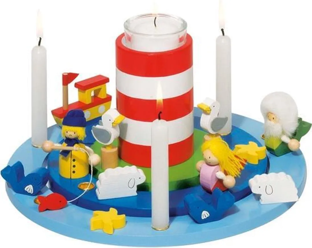Goki Verjaardagstaart Maritiem - Multicolor