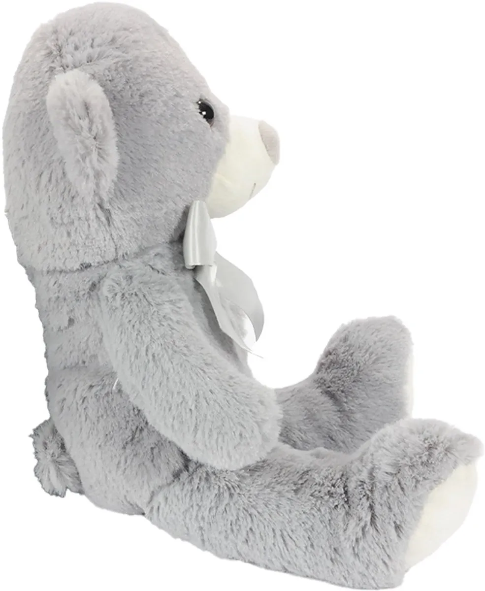 PIA Soft Toys Pluche Beer Grijs - 20cm