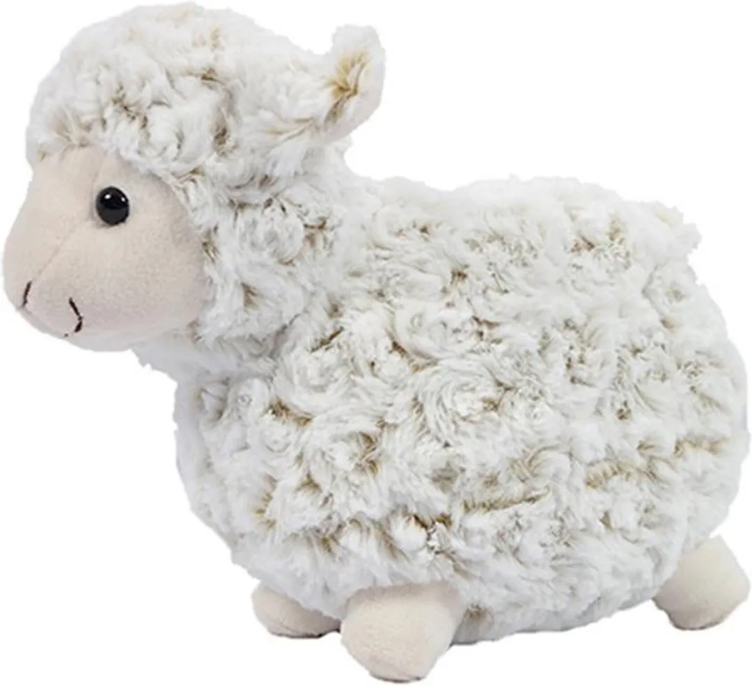 PIA Soft Toys Knuffelschaap - Staand Pluche 26cm - Creme/Lichtgrijs