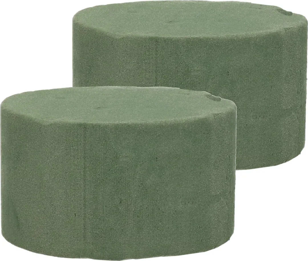 Rayher Steekschuim Oase Rond Groen 10x6cm