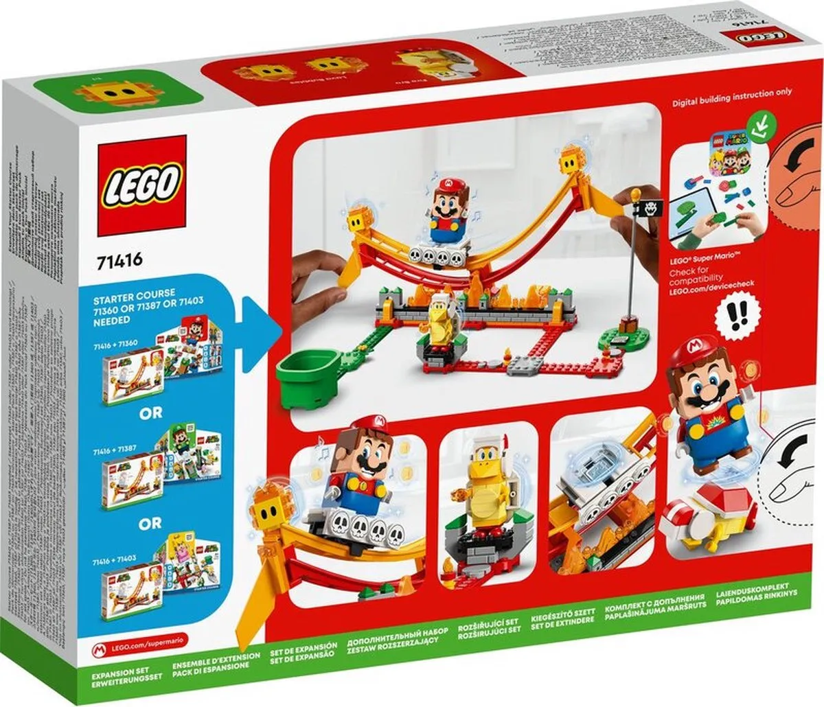 LEGO Super Mario Rit over Lavagolven 71416 - Meerkleurig