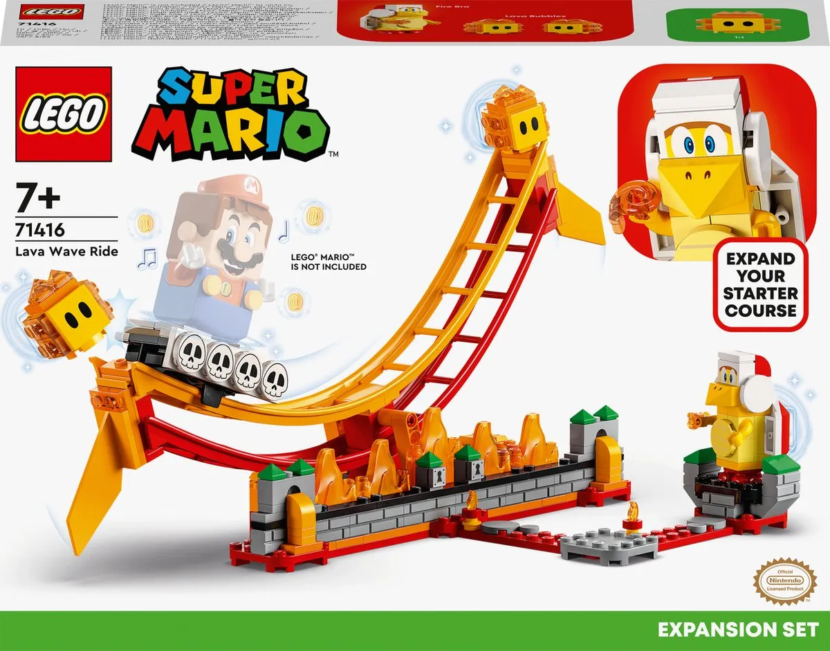 LEGO Super Mario Rit over Lavagolven 71416
