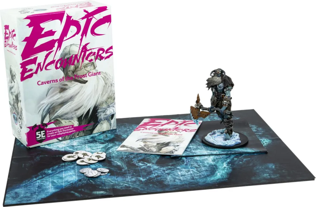 Steamforged Games Epic Encounters Caverns of the Frost Giant RPG Miniaturen - 21 Stuks