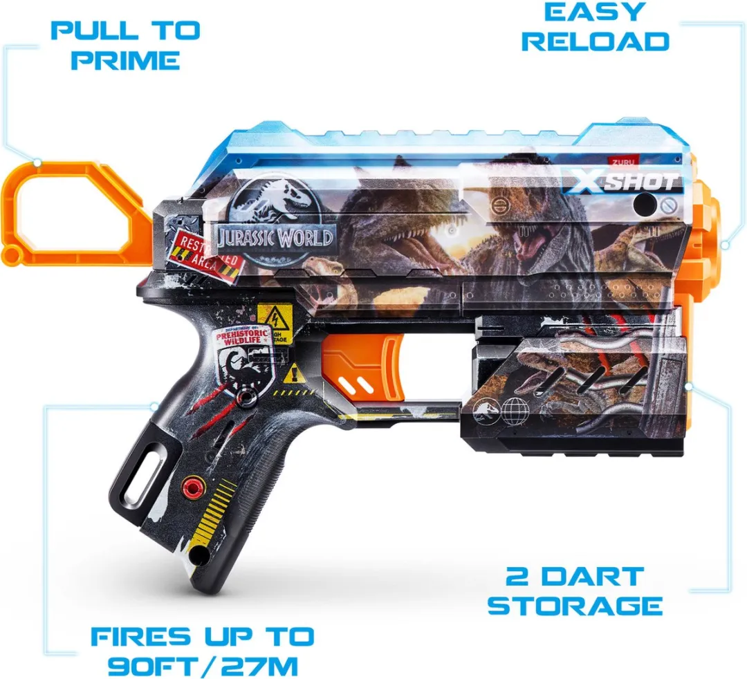 XSHOT Flux Jurassic 8 Pijltjes - Meerkleurig - 36755