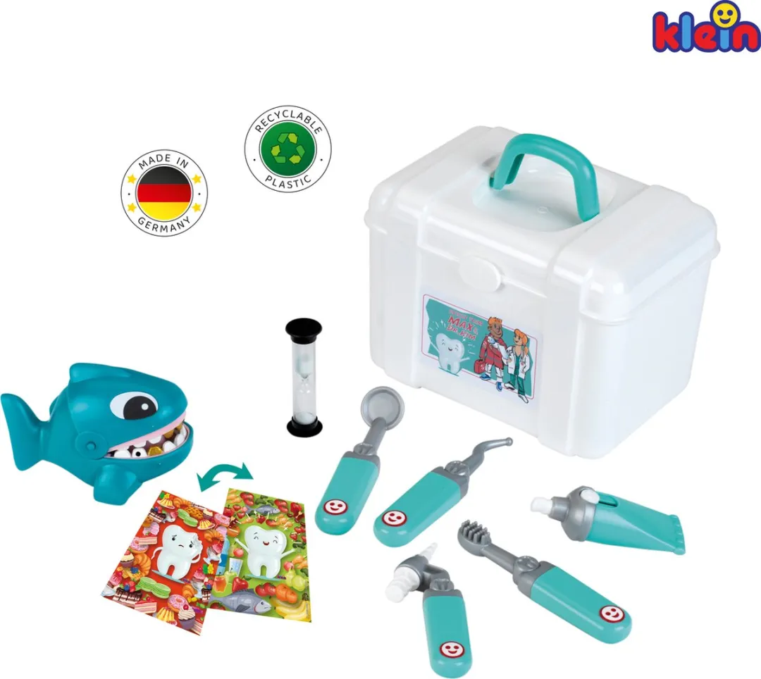 Klein Toys Tandartskoffer - Blauw/Wit