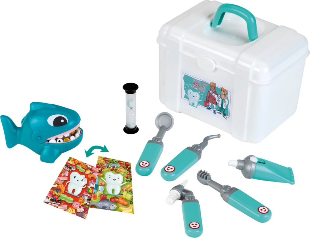 Klein Toys Tandartskoffer - Blauw/Wit