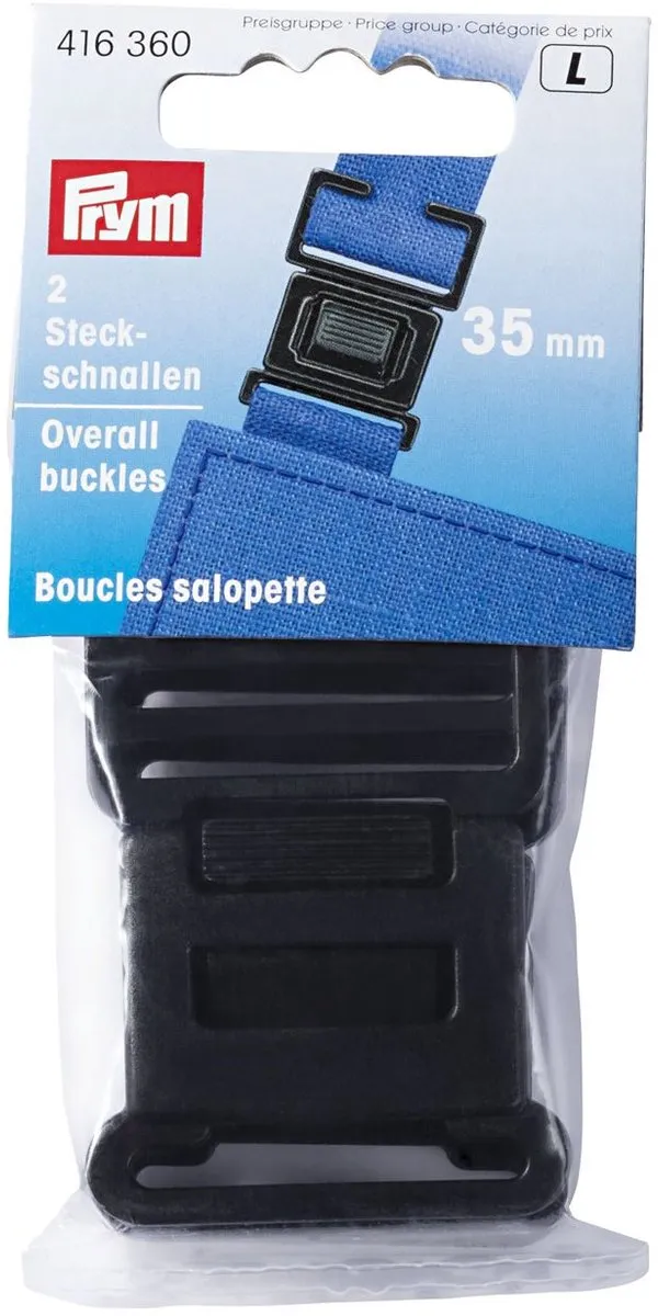 Prym Klikgespen Kunststof 35mm - 2 Stuks