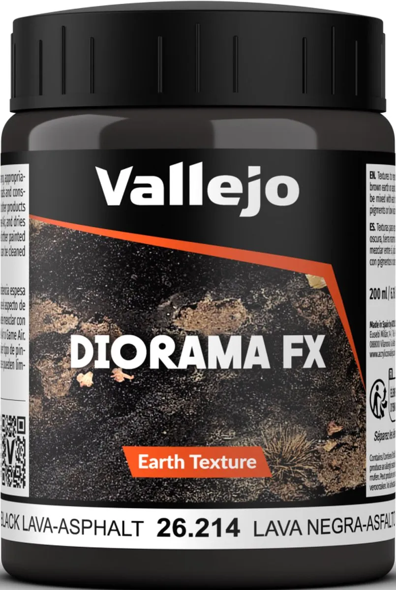 Vallejo Earth Textures 214 Effectenpotje 200ml