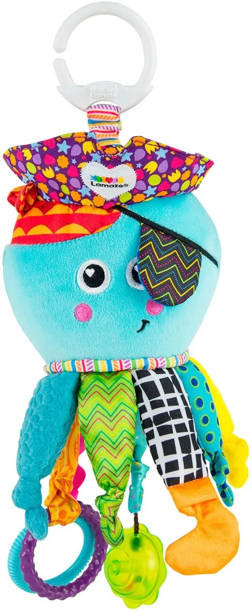 Lamaze Kapitein Kalamari Grijp- en bijtspeelgoed - Blauw - afbeelding 6 van 6