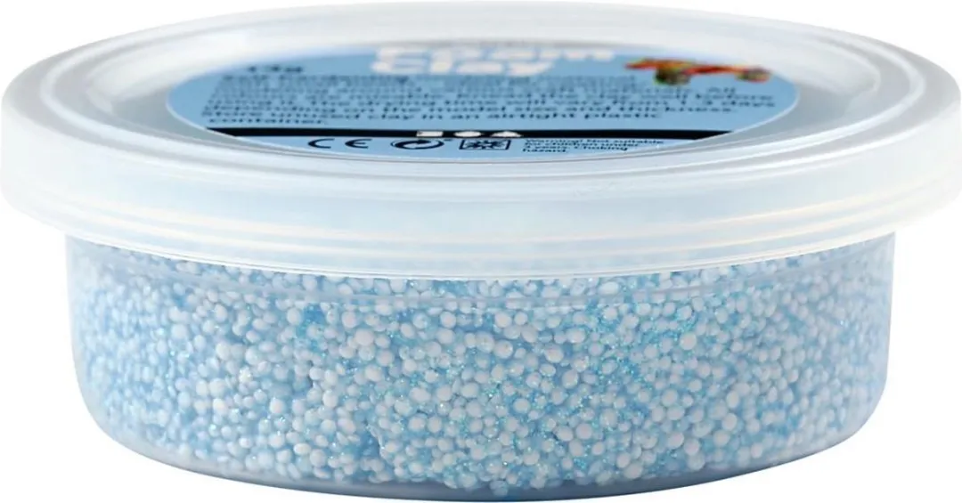 Foam Clay Glitter Pastel 6 Doosjes - 14g