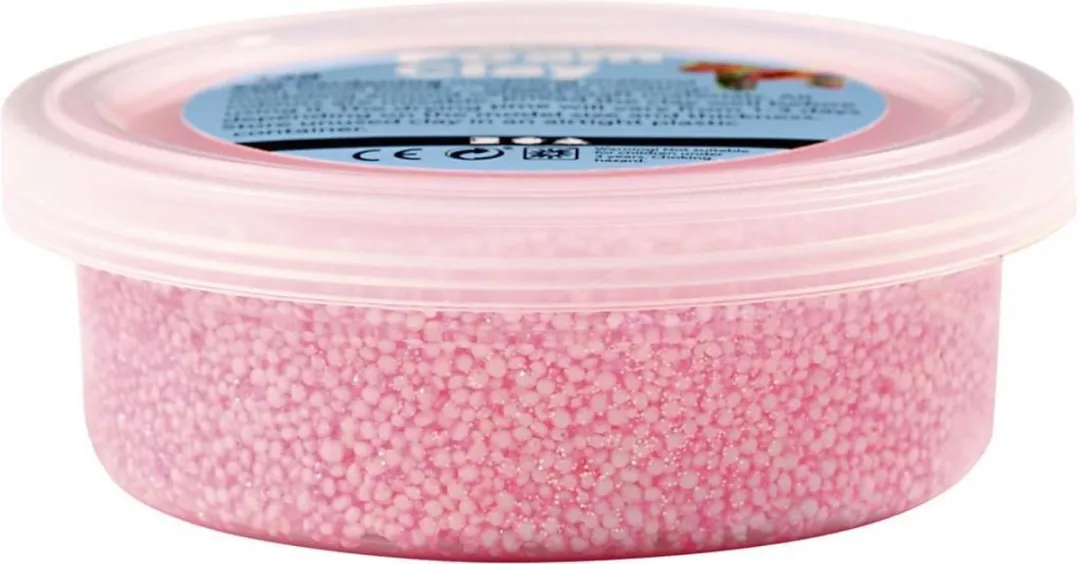 Foam Clay Glitter Pastel 6 Doosjes - 14g