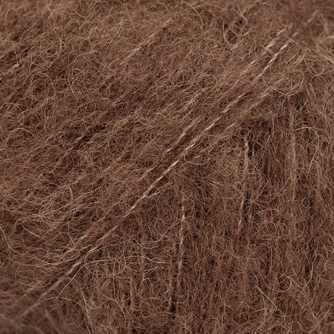 Drops Brushed Alpaca Silk Wol Garen 38 Chocoladebruin