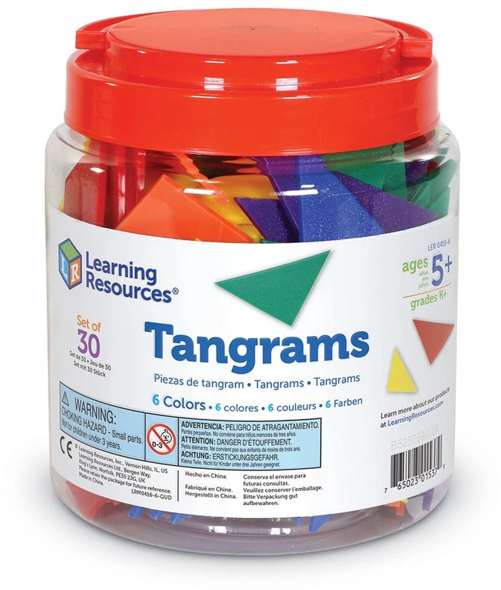 Learning Resources Tangram Puzzelspeelgoed 6 Kleuren - 1 Stuk