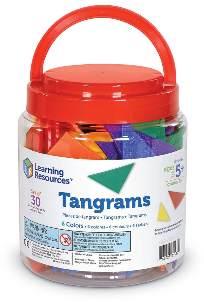 Learning Resources Tangram Puzzelspeelgoed 6 Kleuren - 1 Stuk