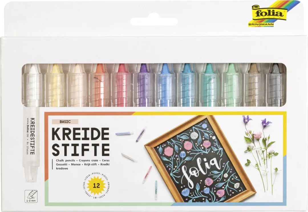 Folia Krijtpennen 370609 - 6 Stuks