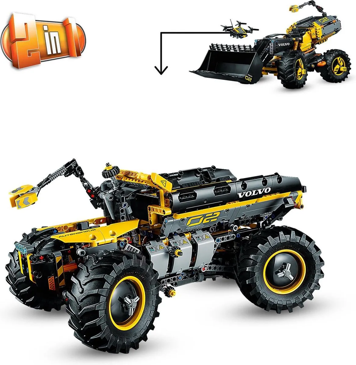LEGO Technic Volvo Concept Wiellader ZEUX 42081 - 1167 Stukken