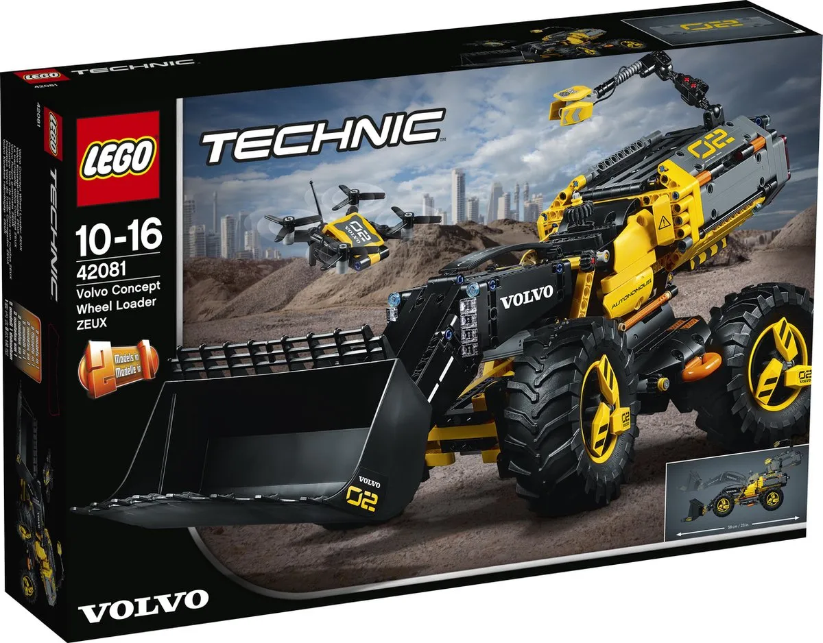 LEGO Technic Volvo Concept Wiellader ZEUX 42081 - 1167 Stukken