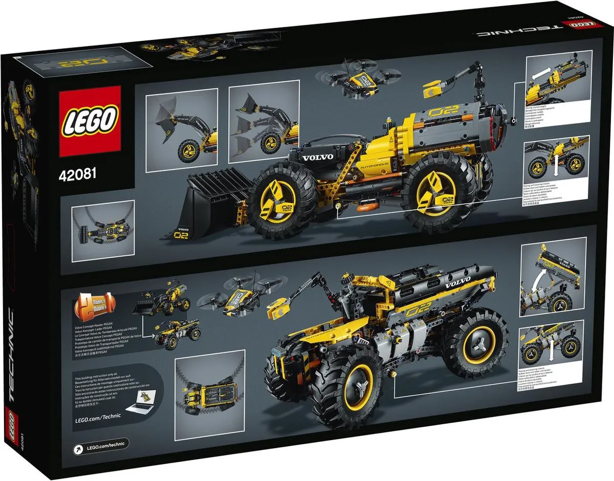 LEGO Technic Volvo Concept Wiellader ZEUX 42081 - 1167 Stukken