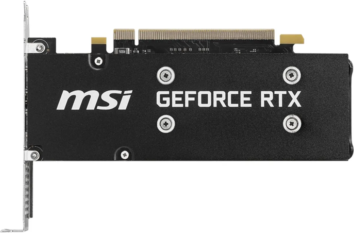 MSI GeForce RTX 3050 LP E 6G OC Videokaart - 6GB GDDR6 - Zwart