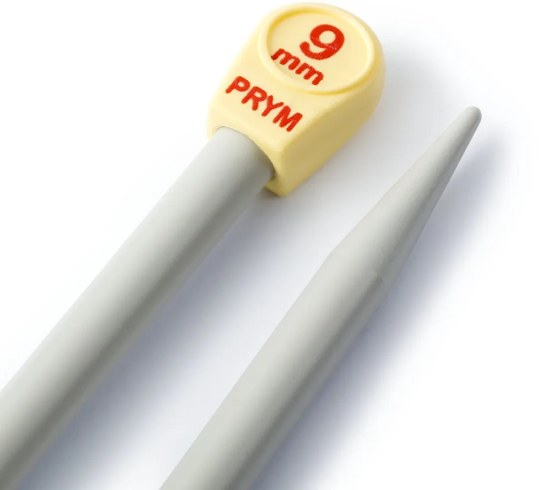 Prym 218 231 Breinaalden 40cm - Dikte 9mm - Grijs
