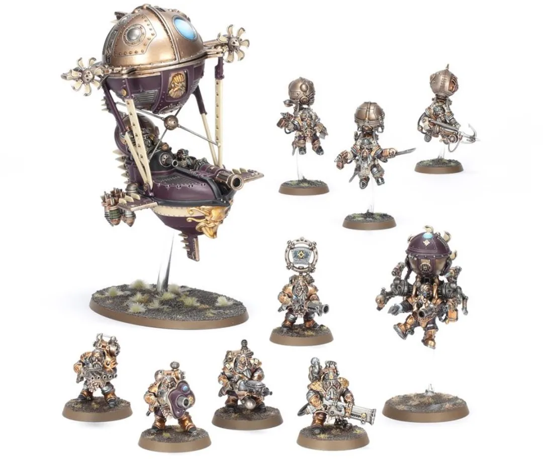 Games Workshop Spearhead Kharadron Overlords Grundstok Trailblazers - 225 Onderdelen
