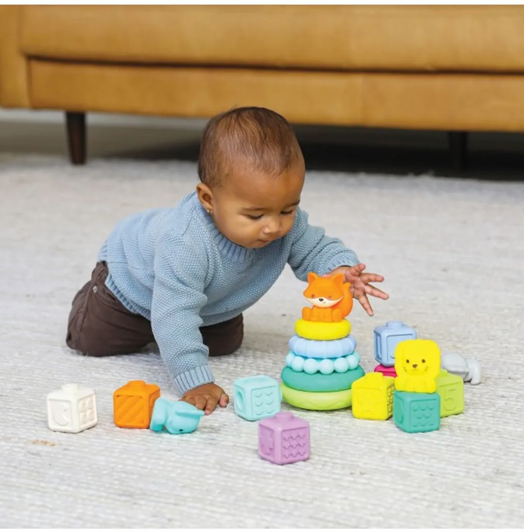 Infantino Stackables Activity Playset - 18 Stuks - Multicolor