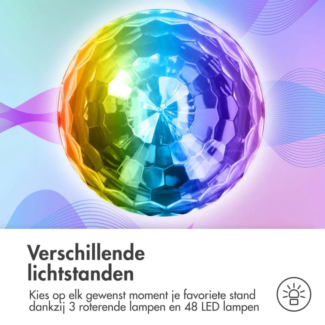 Imoshion SH00050047 Roterende LED Discobal - 51 Lichtpunten
