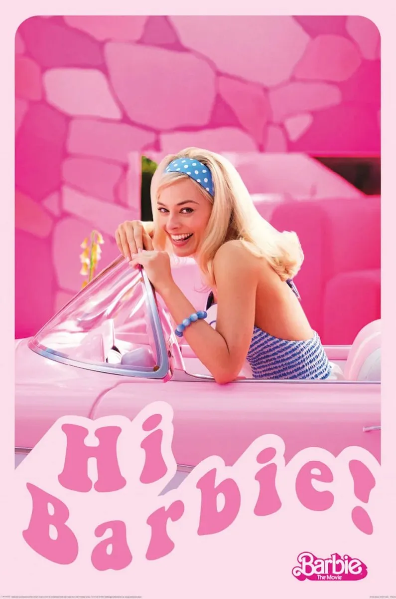 Barbie Movie Hi Barbie Poster 61x91.5cm - Multicolor - afbeelding 2 van 3