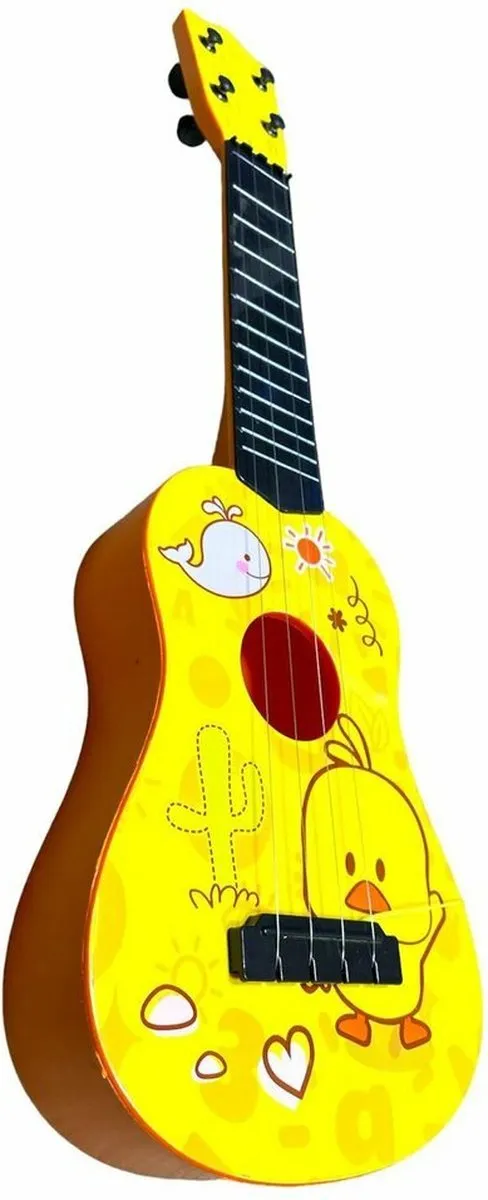 YJ Toys Music Guitar Chick Kindergitaar - 54cm - Geel