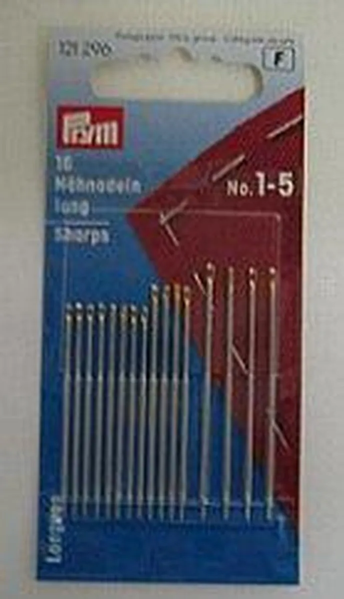 Prym Naainaald Assortiment 1-5 - 16 Stuks - Nikkel