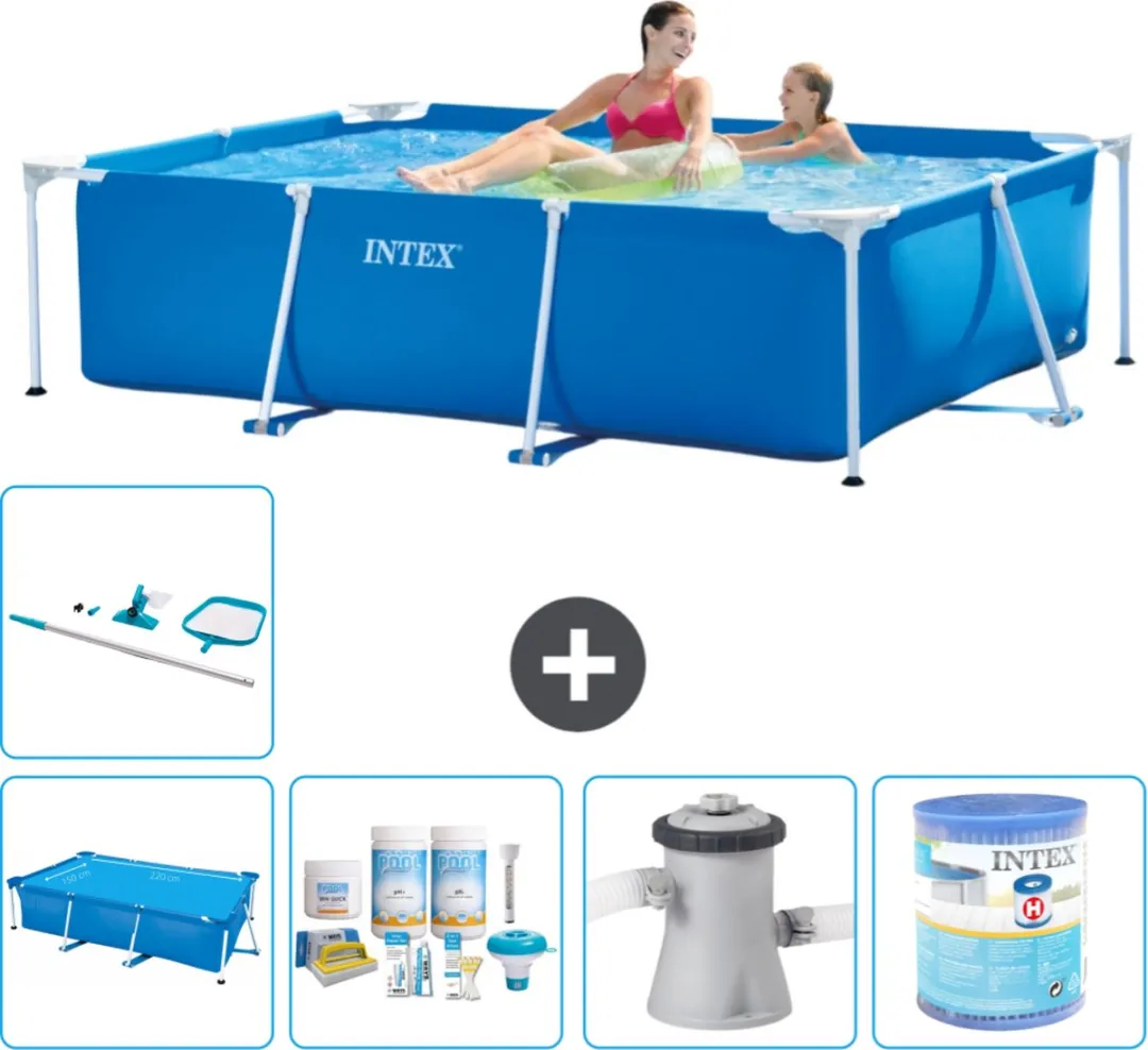 Intex 28270NP Rechthoekig Frame Zwembad 220x150x60cm