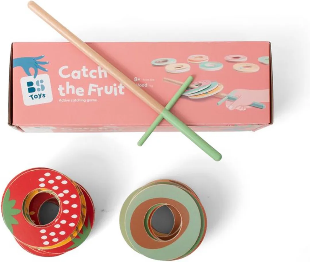BS Toys Vang het Fruit Actiespel - 4 Kleuren