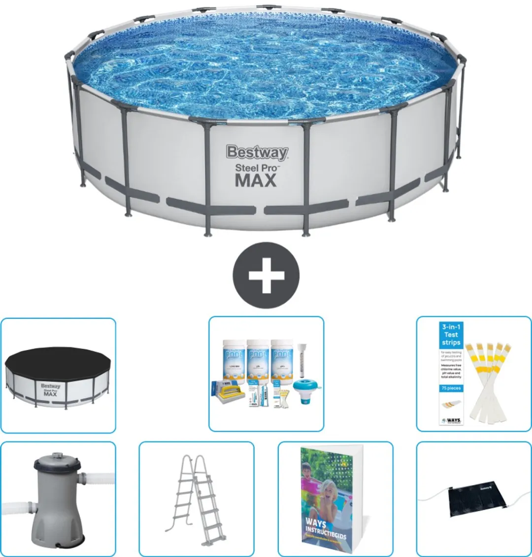 Bestway Steel Pro MAX Zwembad 457x122cm