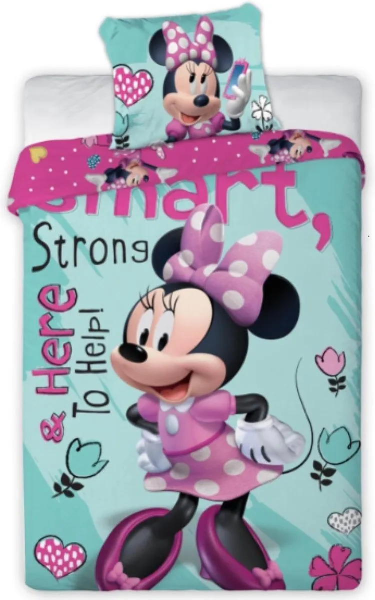 Disney Minnie Mouse Dekbedovertrek 140x200cm