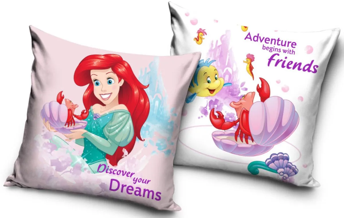Disney Princess Ariel Kussenhoes 40x40cm