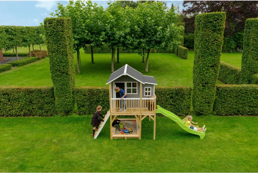 EXIT Toys Loft 550 Houten Speelhuis - Grijs