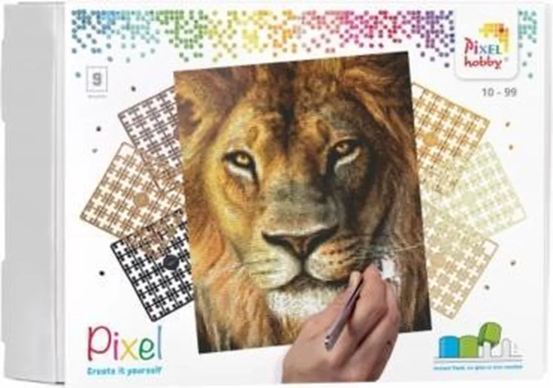 Pixelhobby Leeuw Geschenkverpakking
