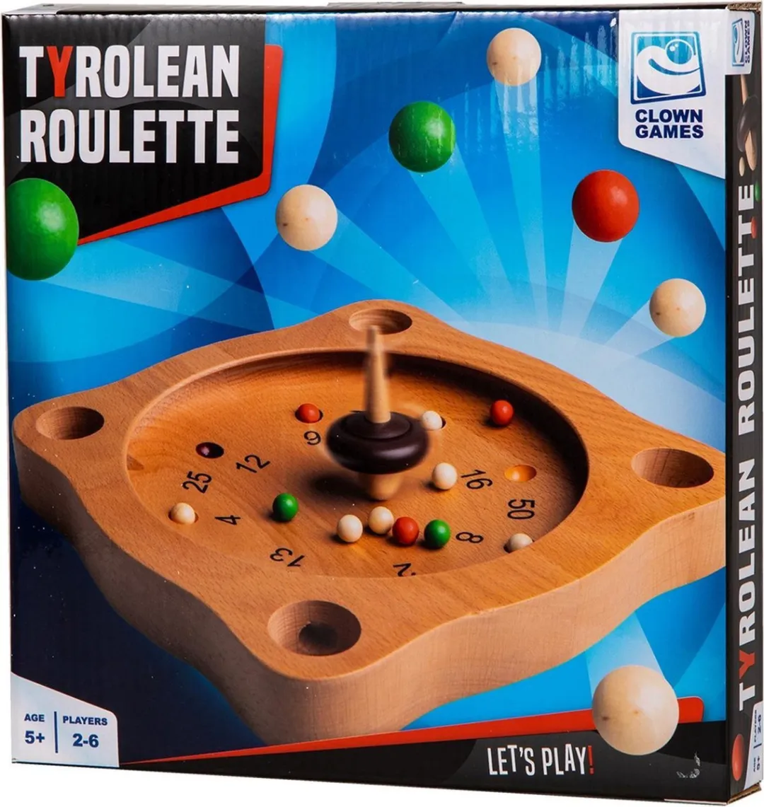 Clown Games Tiroler Roulette Hout - 6 Spelers
