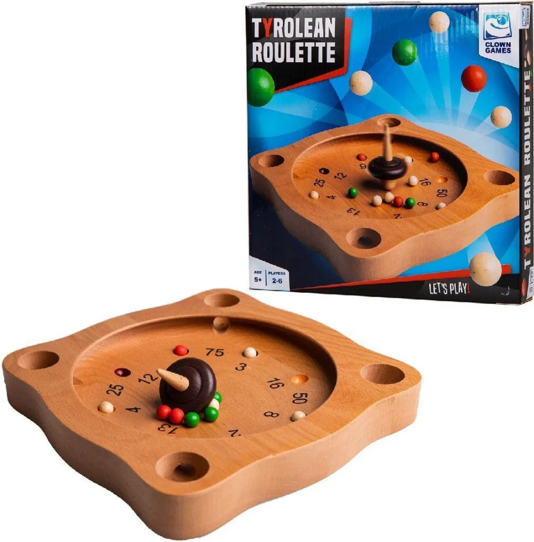 Clown Games Tiroler Roulette Hout - 6 Spelers