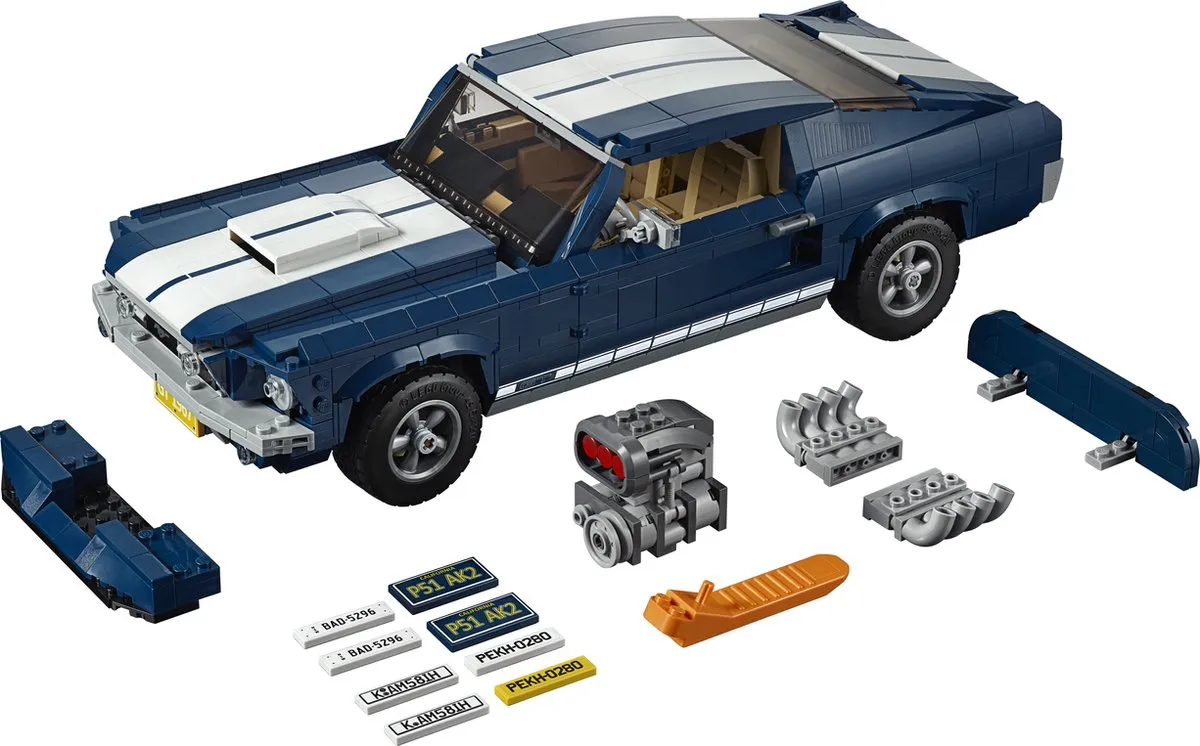 LEGO Creator Expert Ford Mustang 10265 - 1471 Stenen - afbeelding 6 van 6