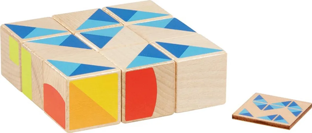 Goki Puzzle Multicolor - 9 Stukjes