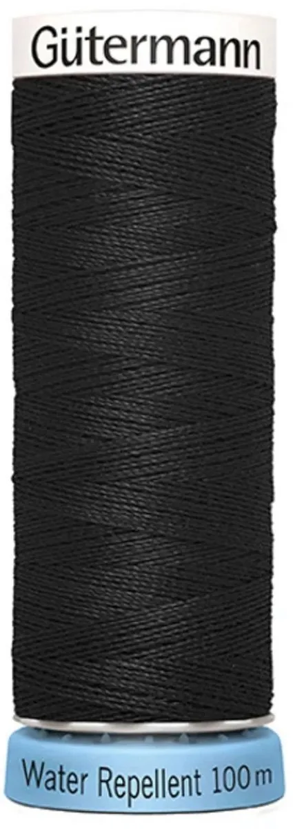Gutermann Waterafstotend Garen 000 Zwart