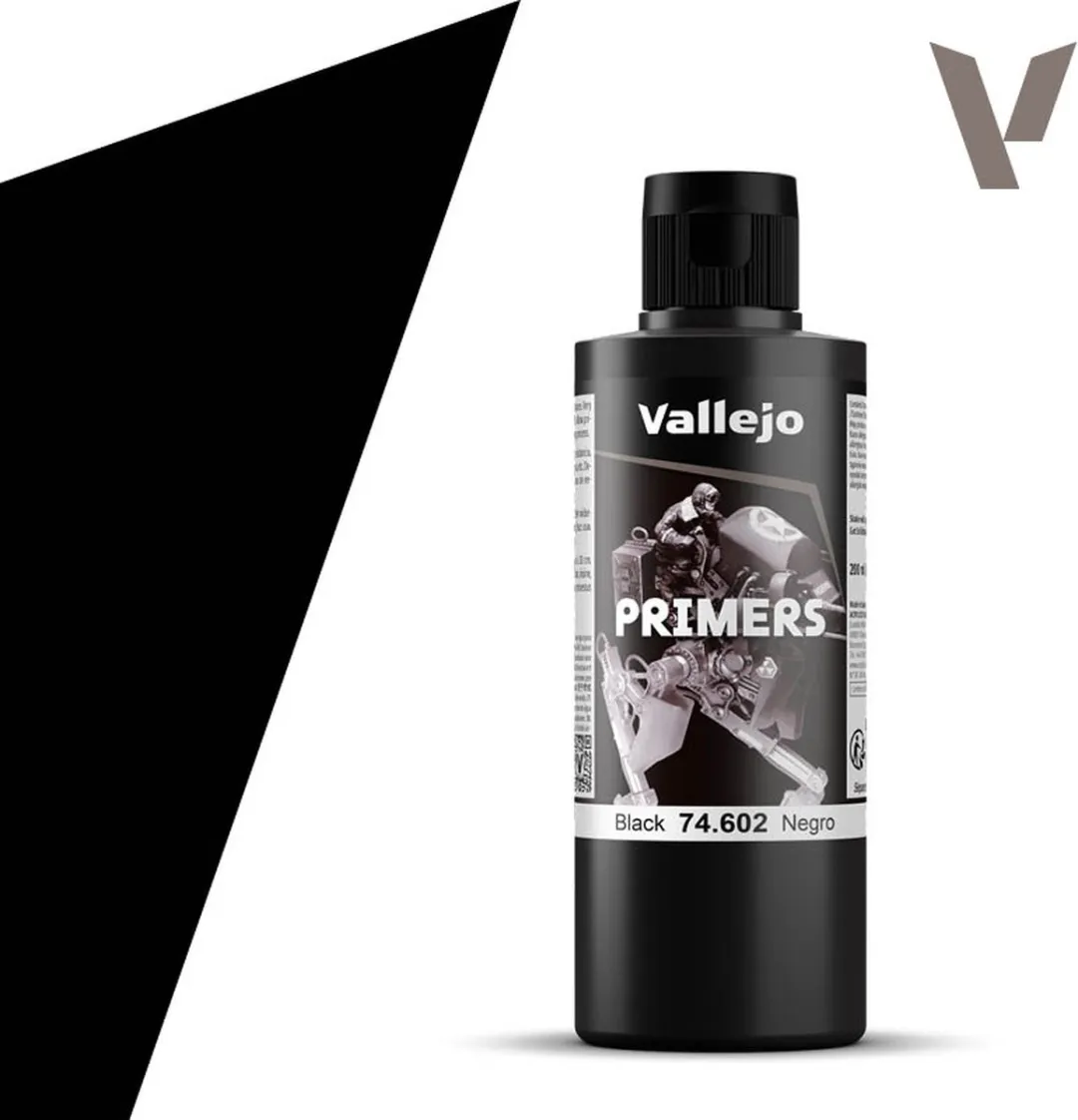 Vallejo Hobbyverf Acryl Zwart 200ml